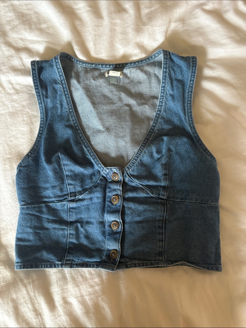 Billabong Jean V-Neck Vest Size Small